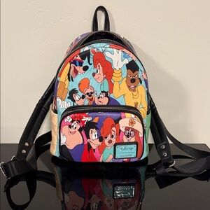 Loungefly Multicolor Cartoon Character Backpack